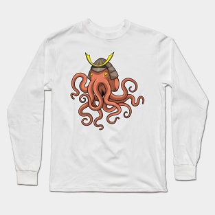 Octopus Samurai Martial arts Long Sleeve T-Shirt